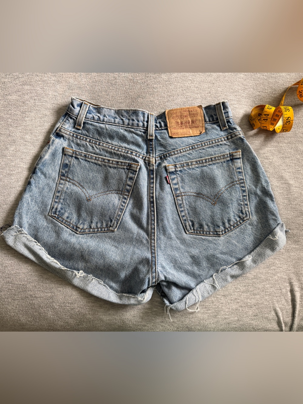 Vintage Levi’s 551 cutoff shorts